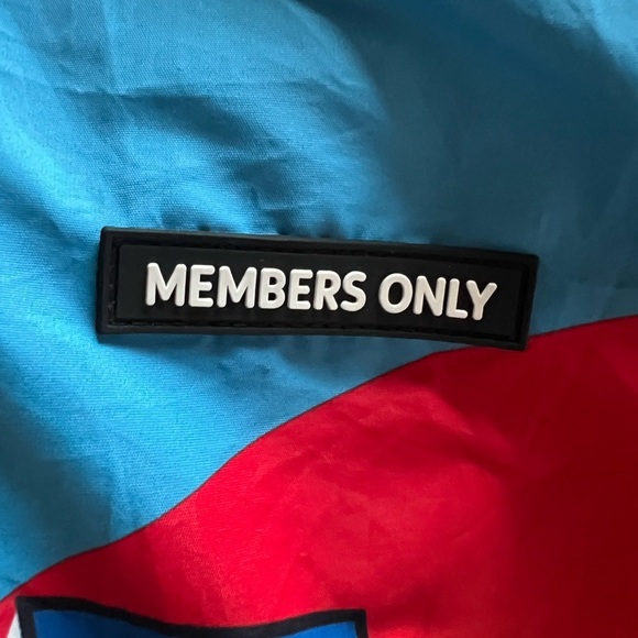 Members Only x Looney Tunes "Tune Squad" Space Jam windbreaker hooded sz L - Picture 5 of 11